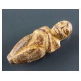 Hongshan Hardstone Carved Human Pendant