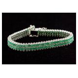 12 ct Emerald Bracelet CRV$ 1450
