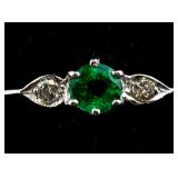 0.24 ct Columbian Emerald Ring RV $800