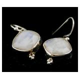 Sterling Silver Moonstone Earrings RV$ 180