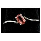 14K White Gold Tourmaline Ring RV $200