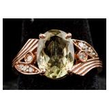 2.8 ct Zultanite 14K Rose Gold Ring CRV $6000