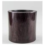 Chinese Rosewood Carved Brush Pot