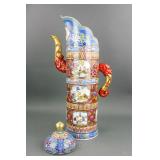 Qing Period Famille Rose Porcelain Monk