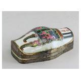 Chinese Qing Dynasty Famille Rose Porcelain Box