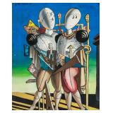 Giorgio de Chirico Italian Surrealist Gouache
