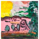 Arie Smit Oil on Canvas Landscape Signed