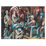 Pavel Filonov Russian Gouache on Paper