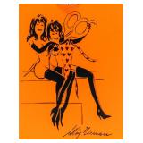 LeRoy Neiman US Pop Art Ink Femlin Provenance