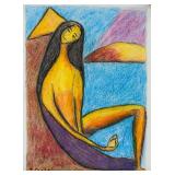 Jean Crotti French Fauvist Pastel on Paper