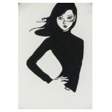 Kazuo Kamimura Japanese Pop Art Ink on Paper