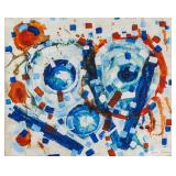 Sam Francis American Abstract Oil on Canvas