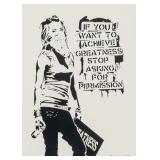 Banksy British b.1974 Silkscreen Lithograph 21/330