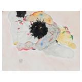 Egon Schiele Austrian Expressionist Mixed Media