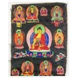 Chinese Tanka Painting on Silk