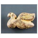 Hongshan Hardstone Carved Duck Pendant