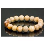 Chinese Brown Hardstone Carved Bracelet