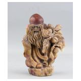Chinese Soap Stone Old Man of the South Pole