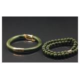 Two Assorted BC Jade Necklace And Bangle