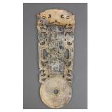 Chinese Hetian White Jade Amulet Circa. Han Period