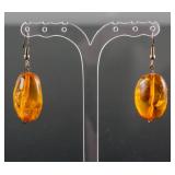 Fine Amber Earring Set