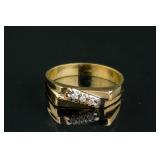 10k Gold Diamond Gents