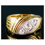 18k Yellow Gold Gemstone Women