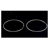 10K Gold Hoop Earrings RV $400