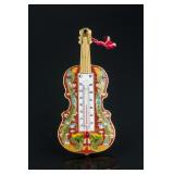Chinese Gilt Violin Form Thermostat