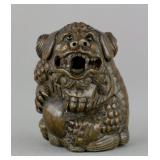 Japanese Fine Boxwood Netsuke w/ Artist Signature