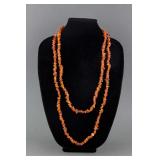 Chinese Honey Amber Long Necklace