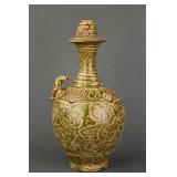 Chinese Tang/Yuan Type Celadon Porcelain Wine Pot
