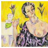 Natalia Goncharova Russian Futurist Tempera