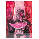 Rufino Tamayo Mexican Surrealist Acrylic on Board