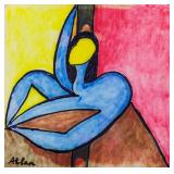 Jean-Michel Atlan French COBRA Mixed Media/Paper