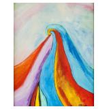 American Oil on Canvas Signed Georgia O