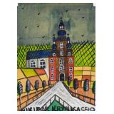 Nikifor Krynicki Polish-Ukrainian Tempera on Board