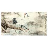 Gao Jianfu 1879-1951 Chinese Watercolor on Paper