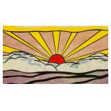 Roy Lichtenstein American Pop Signed Litho 8/75