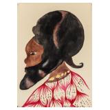 Chris Olfili British Modernist Watercolor/Paper