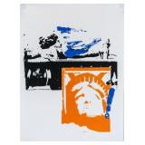 Robert Rauschenberg US Signed Silkscreen 2/100