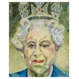 Lucian Freud British Expressionist Oil on Canvas