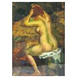 After Pierre-Auguste Renoir French Tempera