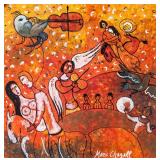 Marc Chagall Russian-French Surrealist Gouache