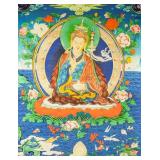 Print Tanka of Tsongkhapa on Canvas
