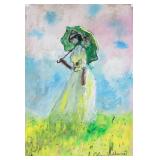 After Claude Monet French Chalk Pastel