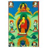 Nepalese Tanka Painting on Textile