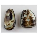 2 Assorted Chinese Hetian White Jade Boulders