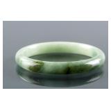 Burma Emerald Green Jadeite Carved Bangle