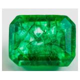 12.00 ct Natural Green Emerald w/ GGL Certificate